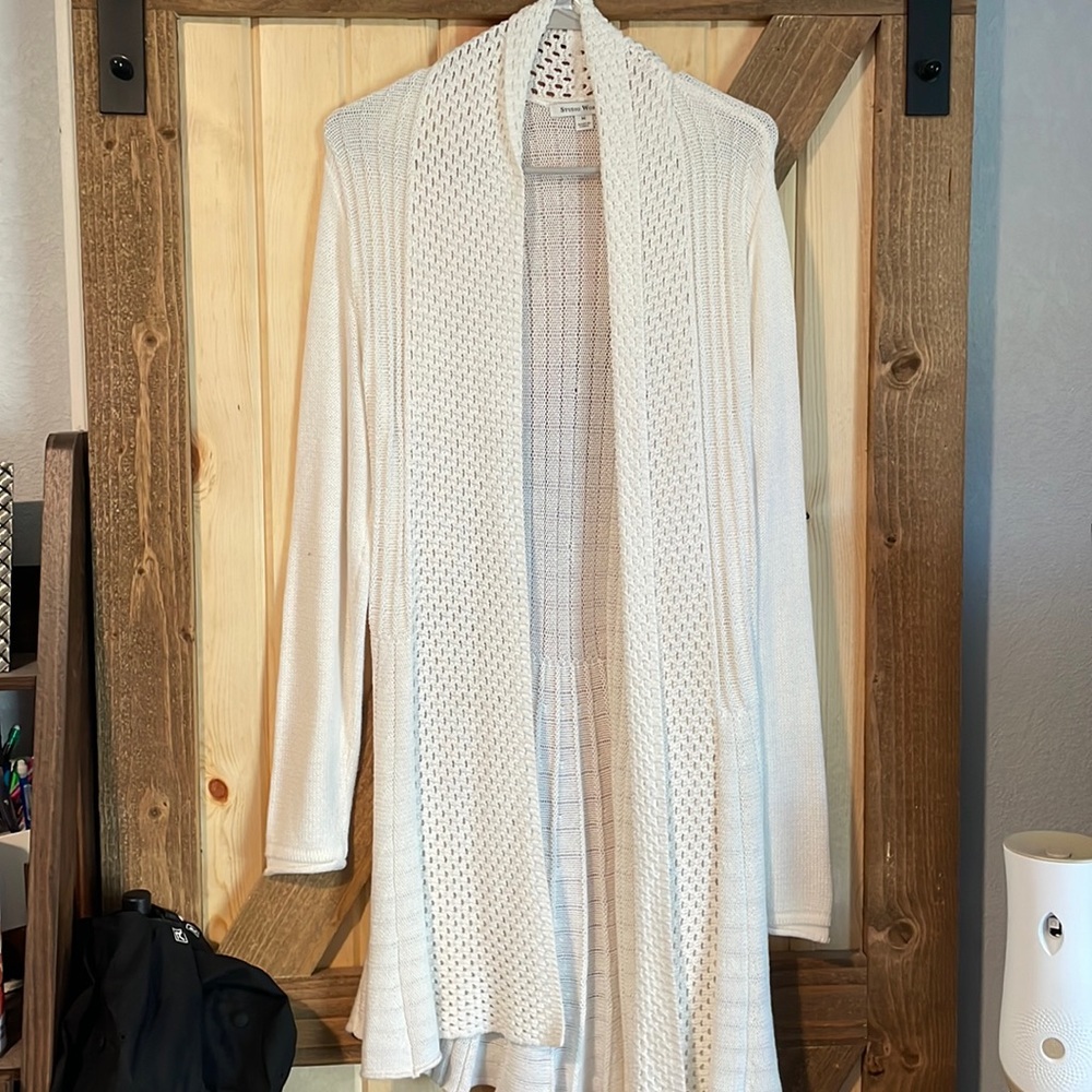 Medium Womens Cream Cardigan